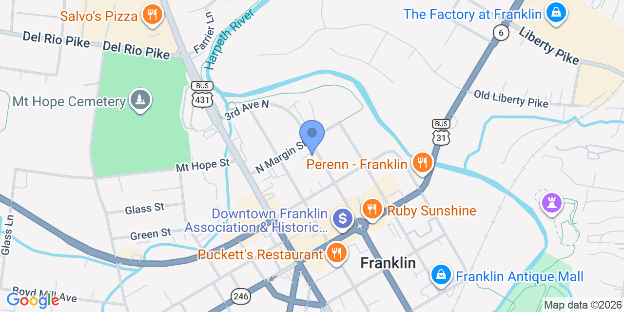 Map location for John Peppers, Lawyer
