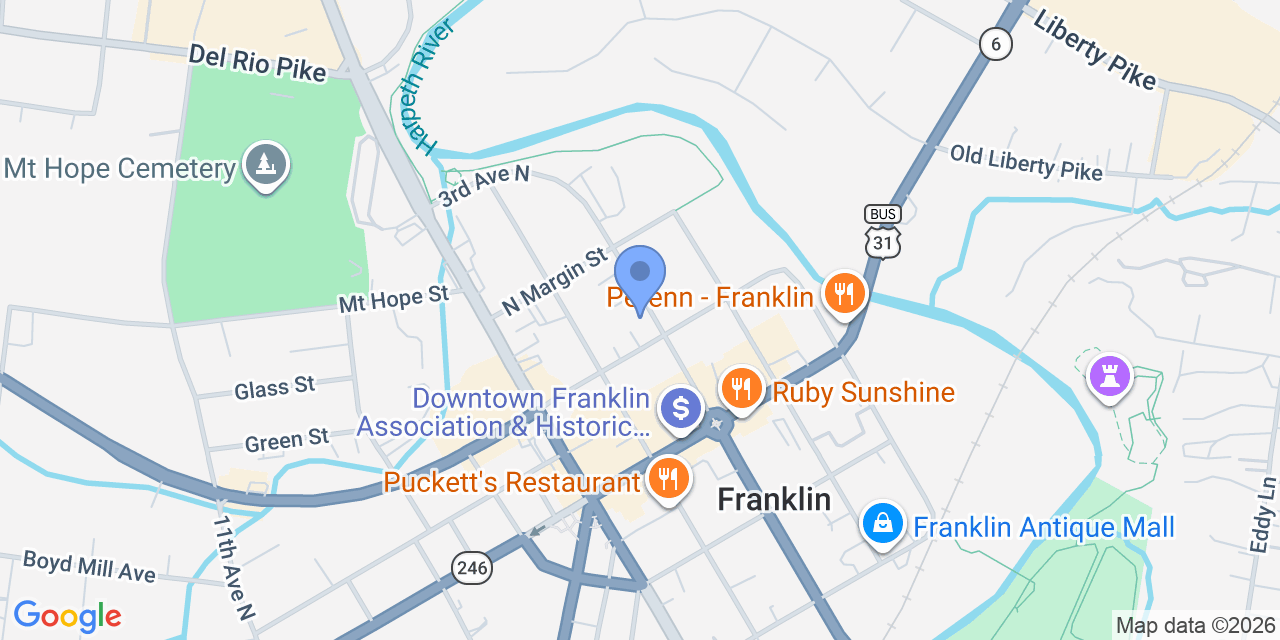 Map location for Dismukes Law, PLLC