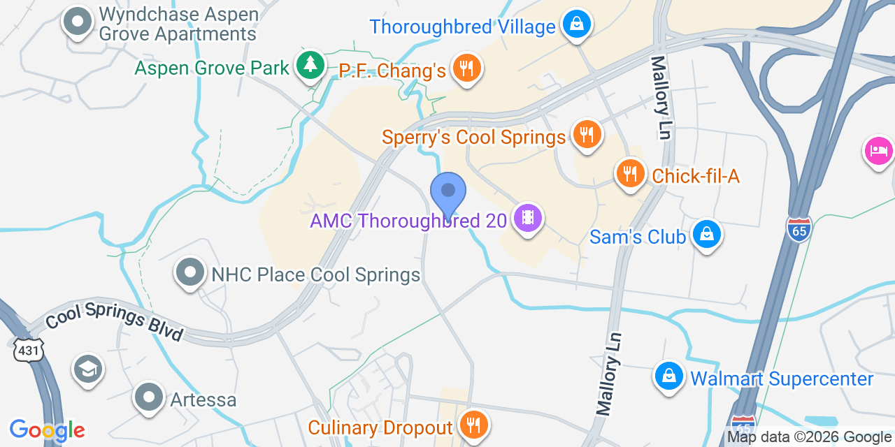 Map location for Hamilton Law Firm