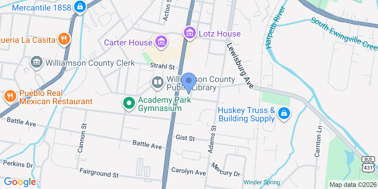 Map location for Reid Family Law