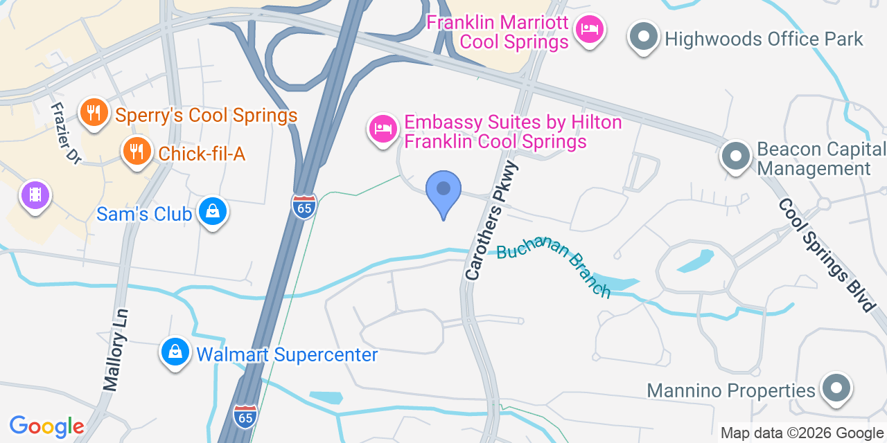 Map location for The Law Firm For Truck Safety - Tennessee